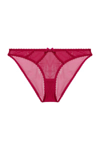 Grace Hot Pink Mesh Brazilian Brief