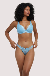 Sophia Light Blue Brazilian Brief