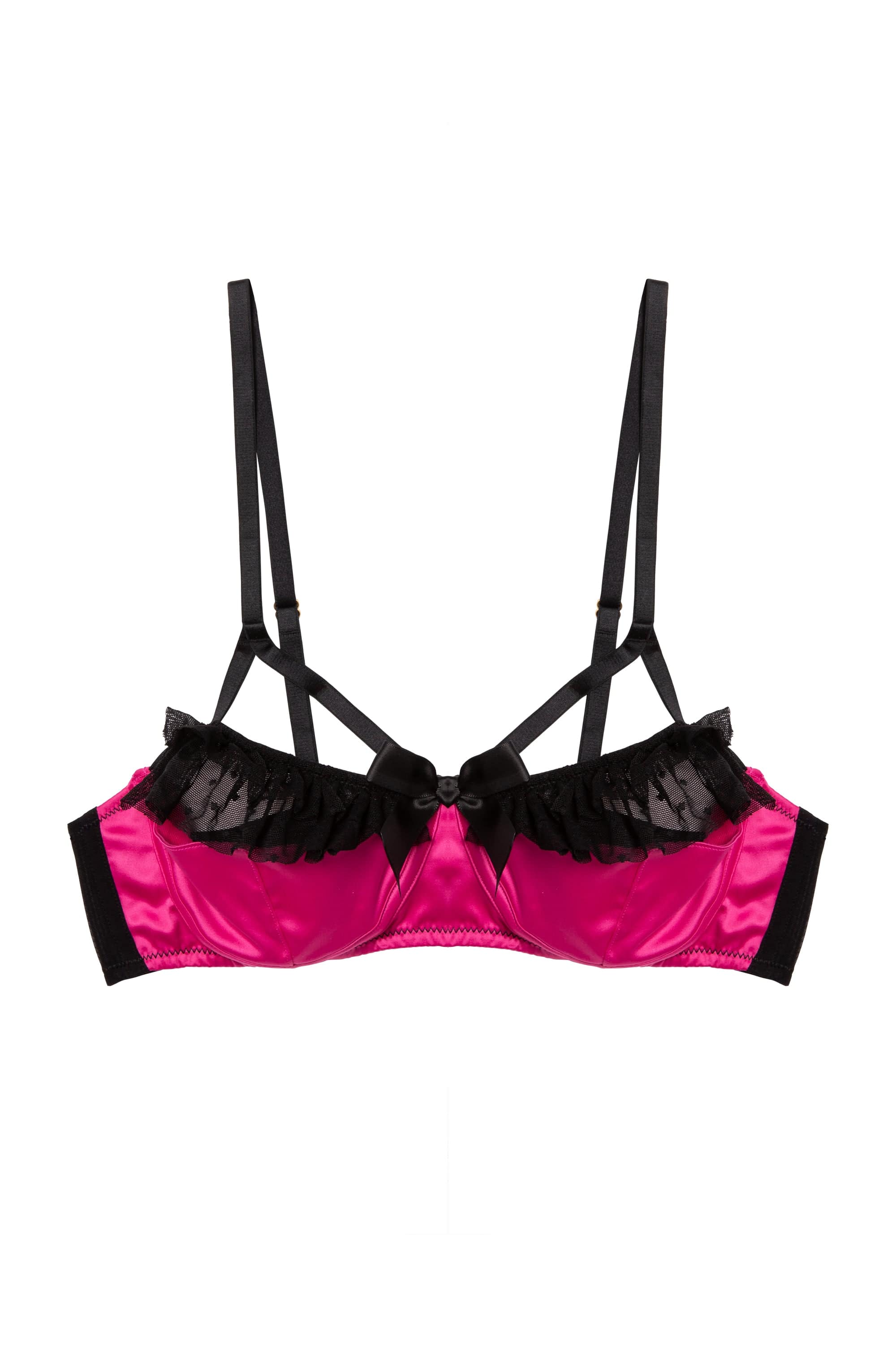 Inga Pink Ruffle Balconette Bra