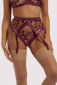 Rosabelle Dark Cherry Suspender