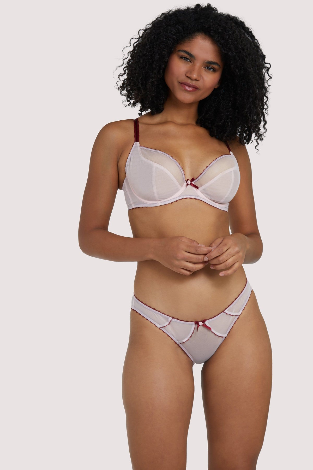 Grace Dusty Pink Brazilian Brief