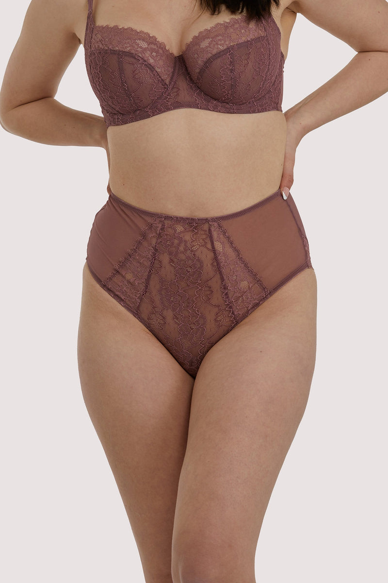 Rosalyn Mocha High Waist Brief