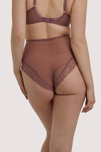 Rosalyn Mocha High Waist Brief