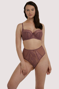 Rosalyn Mocha High Waist Brief