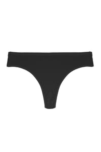 Second Skin Black Recycled Thong