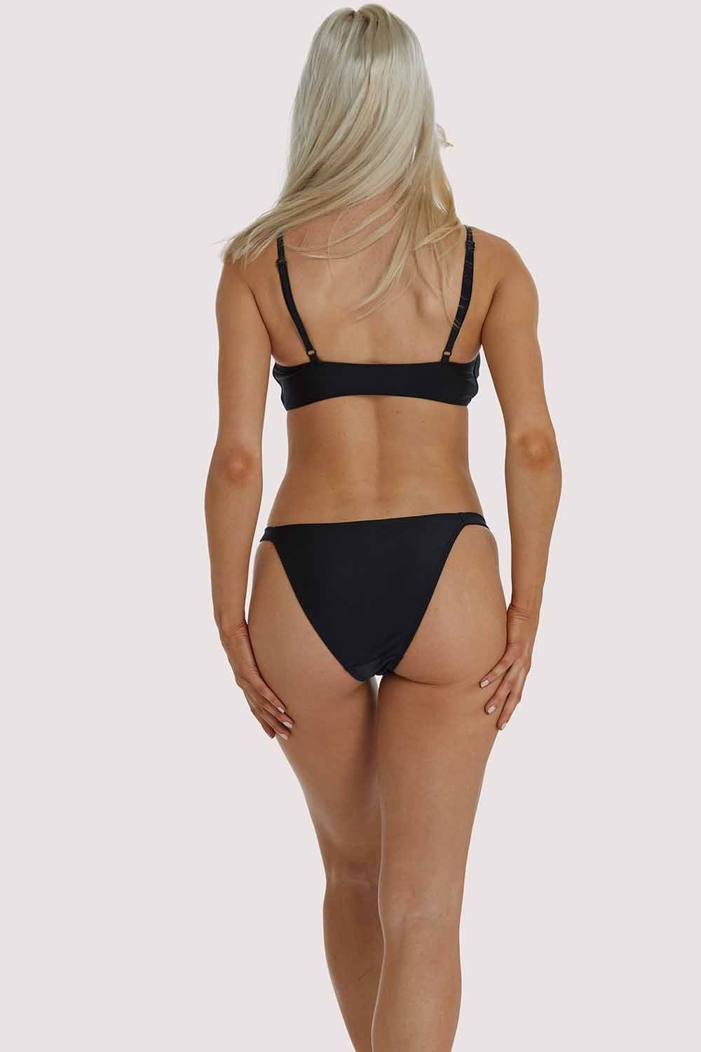 Black Tanga Bikini Brief