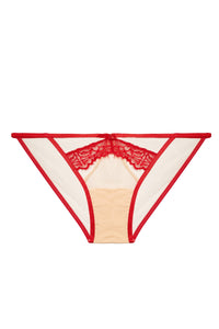 Mya Red Lace Brief