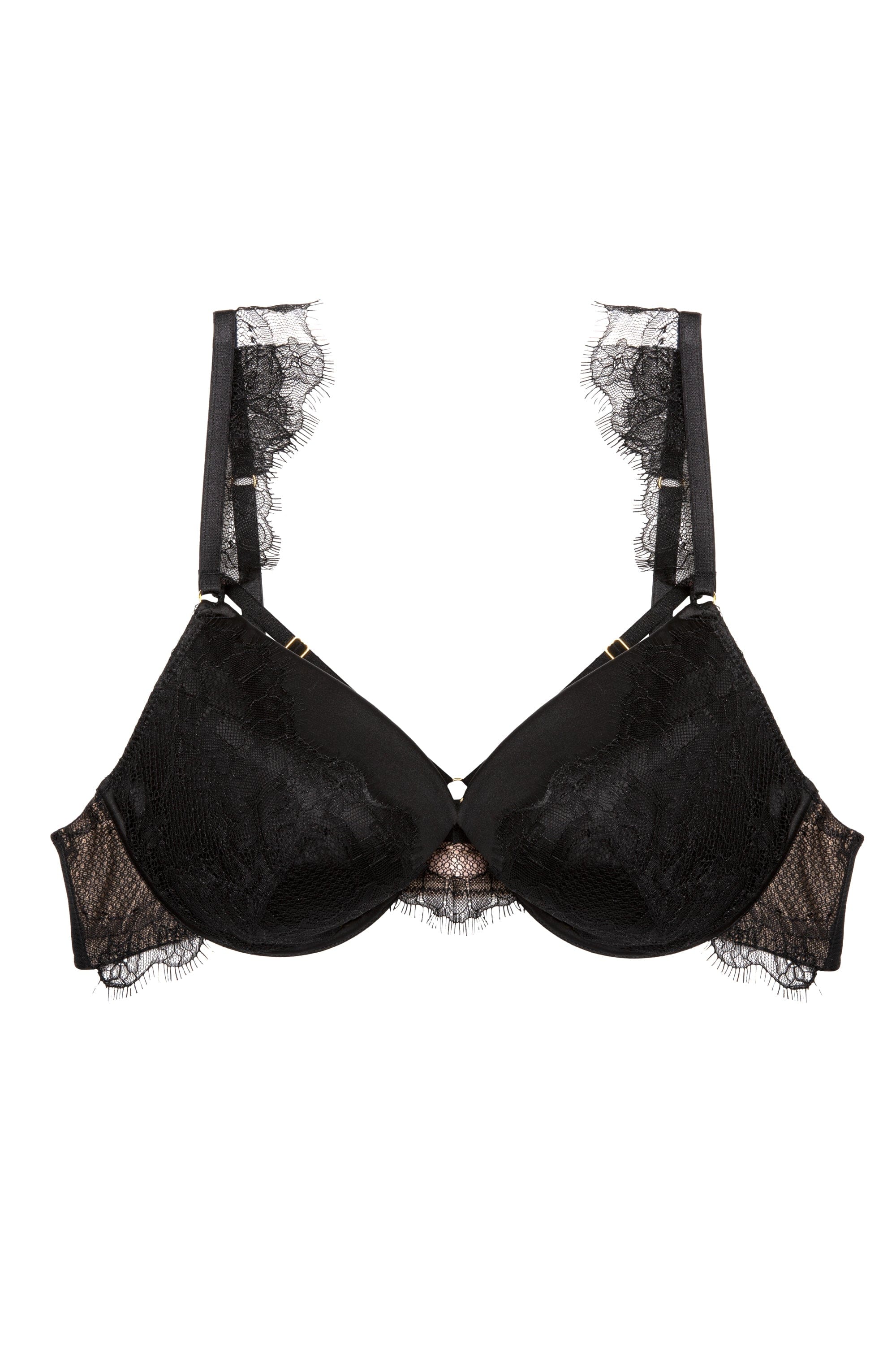 Rapture Lace & Mesh Strappy Bra