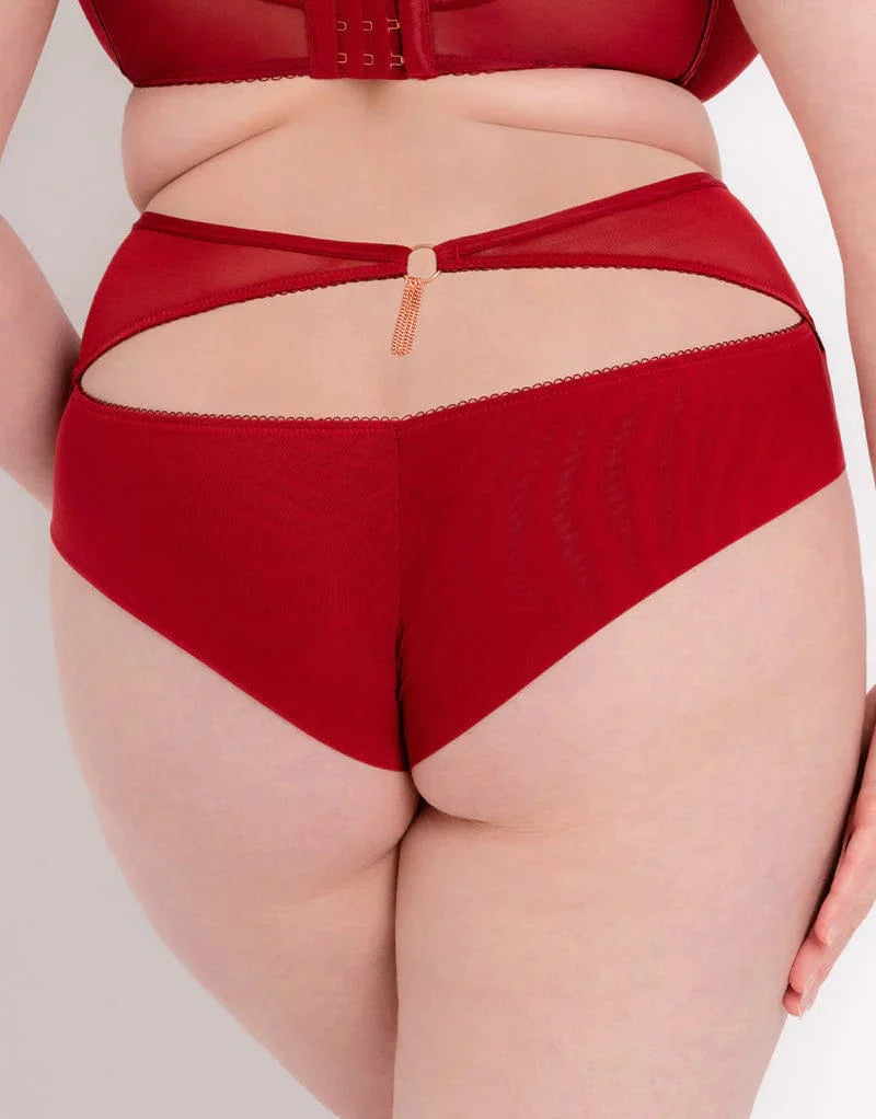 Scantilly Deep Red Unchained High Waist Brief