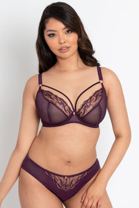 Fascinate Plum Brazilian Brief